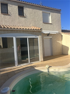 villa à la location -   34370  MARAUSSAN, surface 127,36 m2 location villa - SLI42765